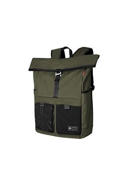 Skinarma Jager Series Nylon Scout Backpack with Laptop and Accessory Compartment Green