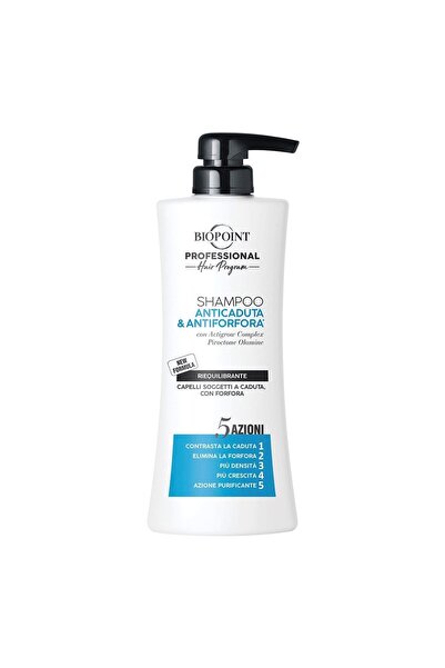 BIOPOINT Professional Shampoo against hair loss and dandruff Anticaduta Riequilibrante, 400ml