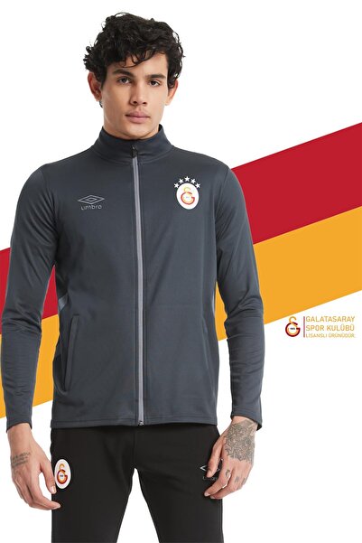 Galatasaray Оригинален лицензиран 5-звезден антрацитен суитшърт с цип + комплект силиконови гривни