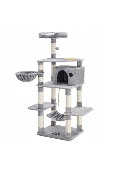 Teno Light Grey Cat Tree 170 cm