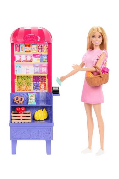 Barbie Teresa Recipe for Friendship Fashion Doll & Malibu at the Market Playset (11 Accessories)