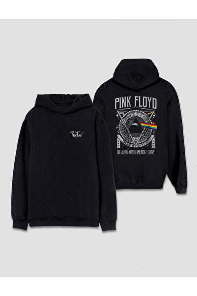 Darkia Pink Floyd Özel Konser Afiş Tasarım Baskılı Kapşonlu Sweat Hoodie