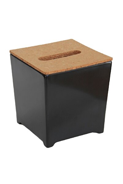 Raki Cutie pentru servetele 14x14xh14.5cm culoare neagra