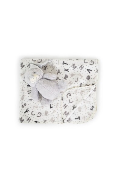 Cangaroo Σετ κουβέρτας για παιδιά με παιχνίδι Αρκουδάκι Γκρι 90/75 εκ.