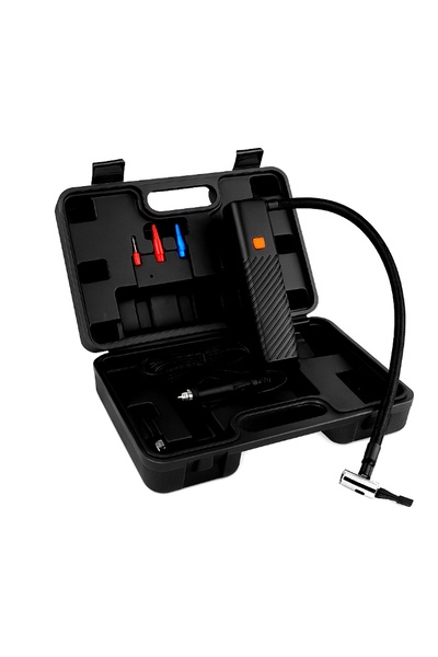 Biki مضخة هواء محمولة للسيارة ١٢ فولت - ١٥٠ رطل/بوصة مربعة للسيارة والدراجة والكرات والسرير القابل للنفخ