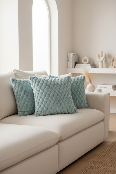 Go Veform Husă de pernă din păr de iepure moale, 2 bucăți, 45x45 Veformdamla26