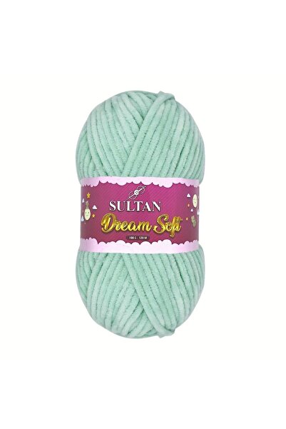 Sultan Dream Soft 942 Mint Yeşili Kadife İp 100Gr 1 Adet