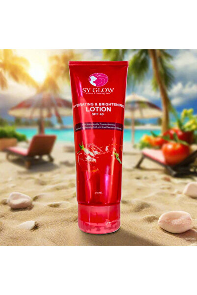 Sy Glow لوشن مرطب ومفتح للبشرة بعامل حماية من الشمس 40 - 250 مل