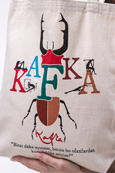 KOSTEBAG Kafka 340gr Gabardin Kumaş 35x40x8cm Bez Çanta