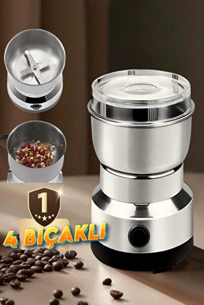 xolo 4 Bıçaklı Elektrikli Kahve Ve Baharat Öğütücü Çelik Öğütücü Değirmen Ev ...