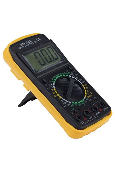 PROCART Digital multimeter 9V, LCD display, 32 positions, automatic shutdown, measurement cable
