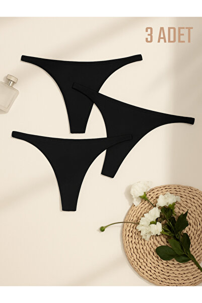 De Bijoura Chiloți flexibili fără cusături Laser croială Chiloți ușori Ghost Thong