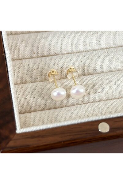 SIC MODA Pearl Earrings 6132A, 8 mm