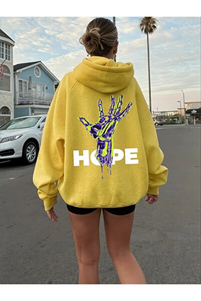 ArtYus Unisex Hope El Colored Special cu imprimeu Cotton supradimensionat cu ...