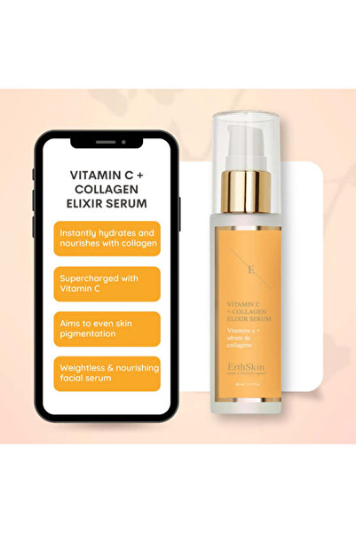 Erth Skin London SER ELIXIR CU VITAMINĂ C + COLAGEN 60ML