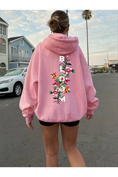 ArtYus Unisex Bloom Flower Colorat Special cu imprimeu Bumbac supradimensiona...