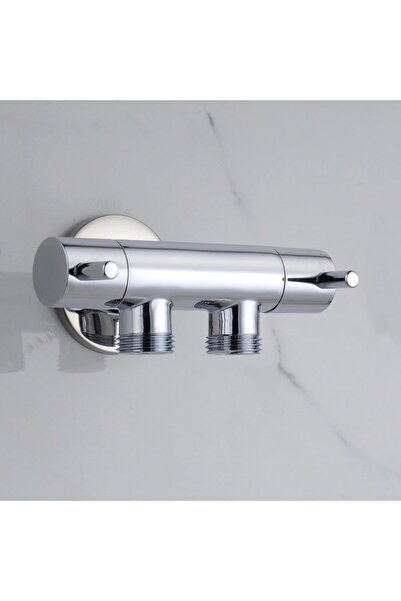 Sardıcı Çift Çıkışlı Taharet Musluğu 3 Yollu Taharet Musluğu