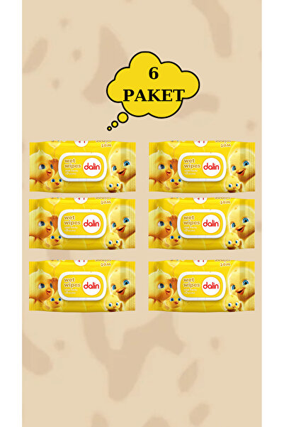 Dalin ISLAK HAVLU 56 YAPRAK 6 PAKET (336 YAPRAK)