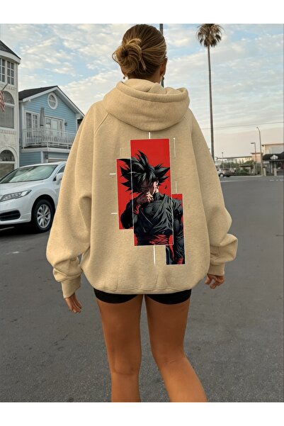 ArtYus Unisex Dragon Ball Colorat Special cu imprimeu Bumbac supradimensionat...