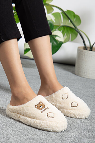Jackers Унісекс плюшевий милий ведмедик з вишивкою, весільний набір, подарункові домашні капці