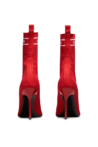 BALMAIN SKYE STRETCH KNIT ANKLE BOOTS