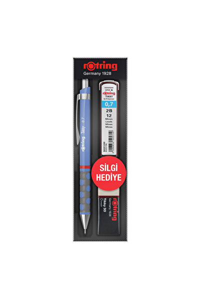 Rotring Tikky Rd 0.7+Min Silgi Hediyeli - Menekşe Mavi