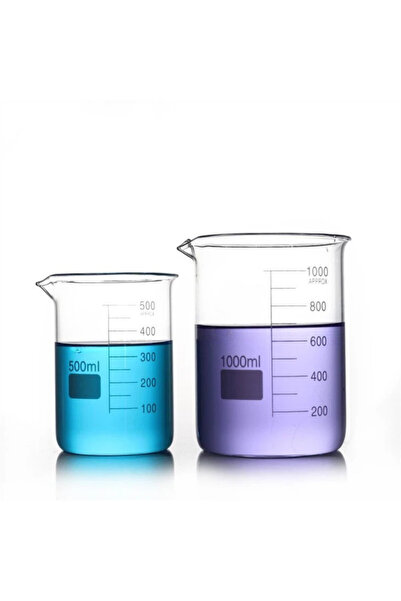 BTRLAB Cam Beher Seti 4'lü 1000 ml - 600 ml - 250 ml - 100 ml