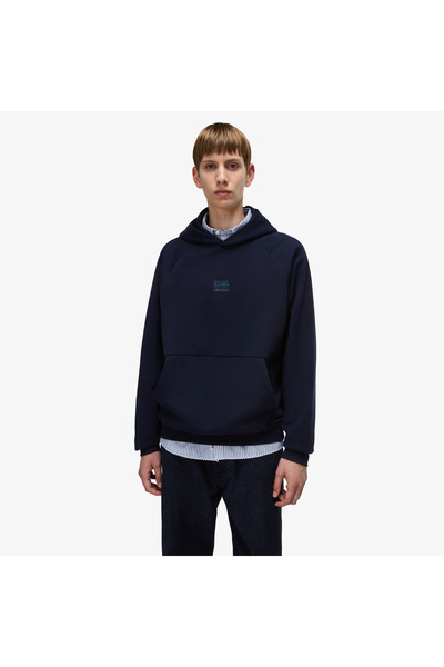 Napapijri B-Elevated Hooded Erkek Mavi Sweatshirt