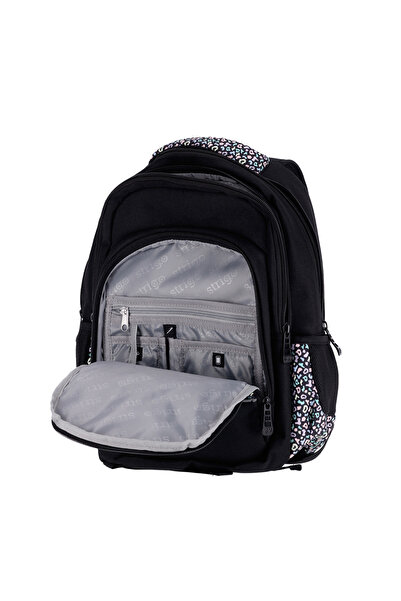 Strigo Backpack Misty+ Black Pastel PL007, 24L, 39X27X18cm