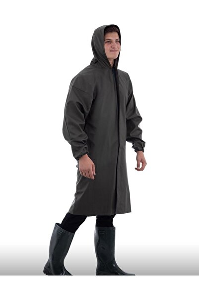 FazAv Khaki Water Windproof Raincoat