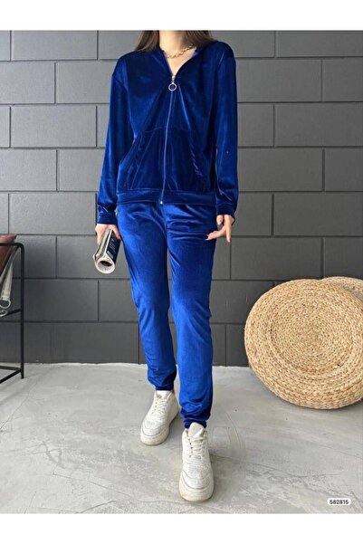 Modafeminen Set de trening din catifea 582815 SAKS