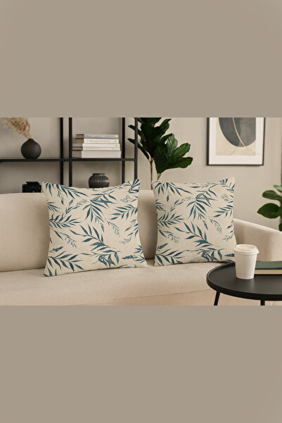 Fabric Box Husă de pernă din bumbac piqué, 2 bucăți, 45 x 45 cm