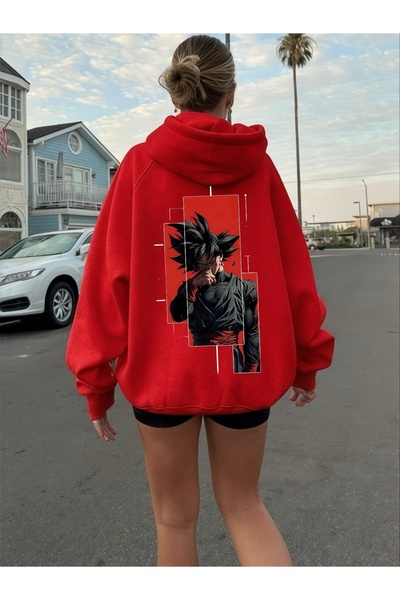 ArtYus Unisex Dragon Ball Colorat Special cu imprimeu Bumbac supradimensionat...