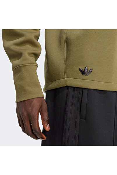 adidas JW7917-E Nc Ls Os Crew Erkek Sweatshirt Haki