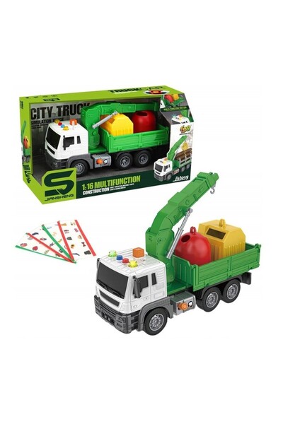 OEM Играчка машина, мащаб 1:16, с триене, светлинни ефекти, звуци, 12x10x26 см