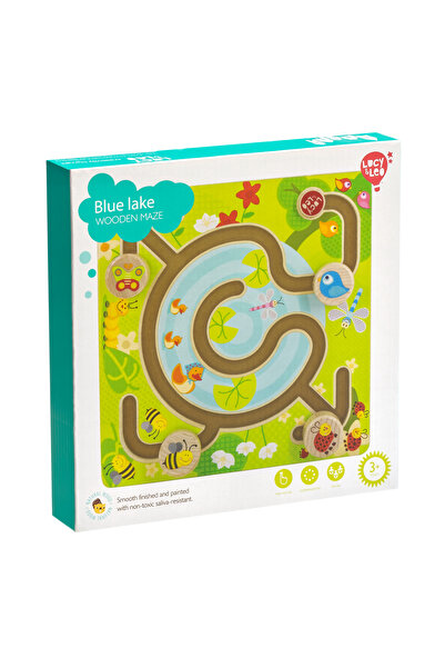 Lucy&Leo Puzzle din lemn - Labirint, Insecte și Păsări