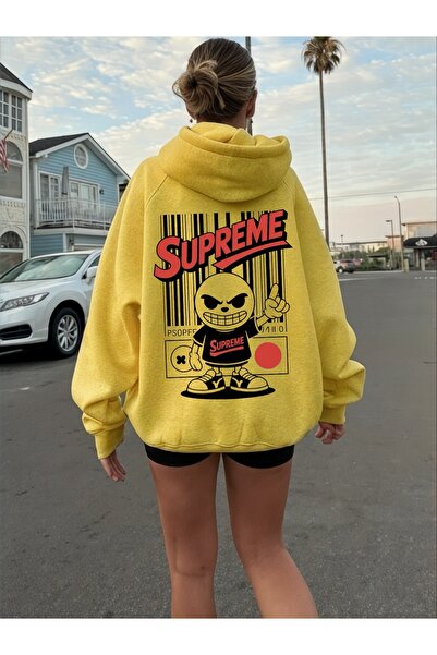 ArtYus Φούτερ Unisex Supremee Colorful Special με τύπωμα Cotton oversized με ...