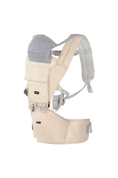 Cangaroo Baby Carrier with 3 Positions, Baby Ivy Beige, Detachable Base, Minimum Age 5 Months - Maxi