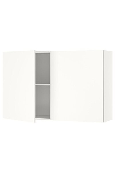 hobiurun Mutfak duvar dolabı, beyaz, 120x75 cm, 2 kapaklı