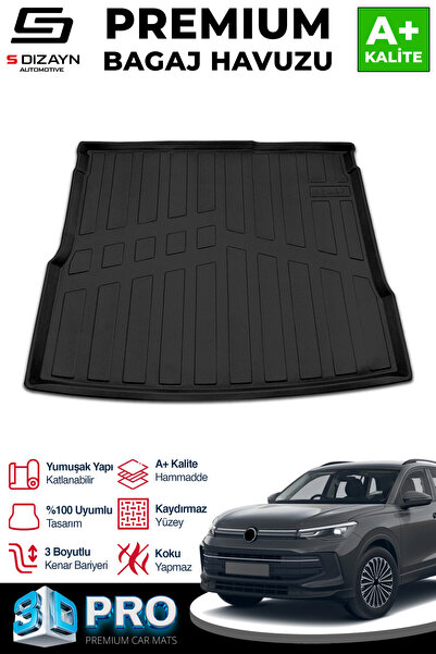 S Dizayn S-Dizayn VW Tiguan 3D Pro Bagaj Havuzu 2024 Üzeri A+ Kalite