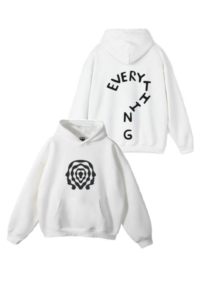 Sebesta Fashion سترة رياضية بغطاء للرأس من القطن بثلاث خيوط مطبوعة بالكامل لل...