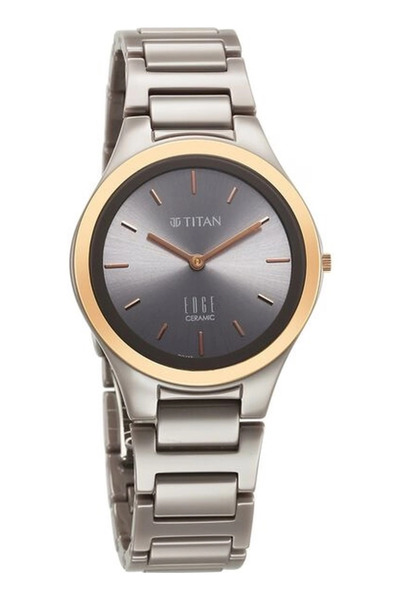 Titan Women's Analog Grey Dial Watch - 2653KC09