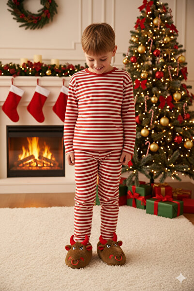 Deniz Terlik Унісекс Милий плюшевий веселий бичок-капці