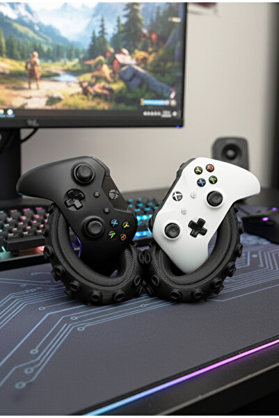 To Design Lab Ahtapot Kolları Görünümlü XBox - PS Kol Standı Siyah