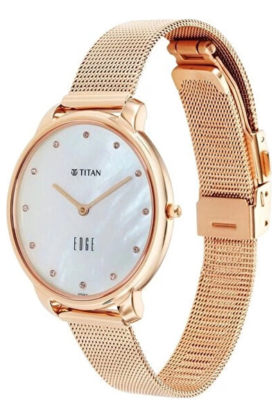 Titan Women's Analog Mother Of Pearl Dial Watch - 2654WM02