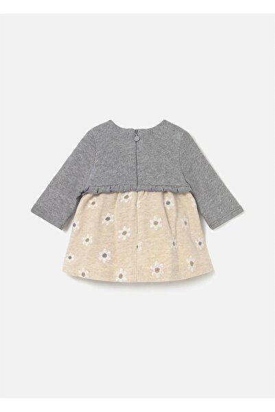 MAYORAL Kız Bebek Papatyalı Elbise Bej 2832