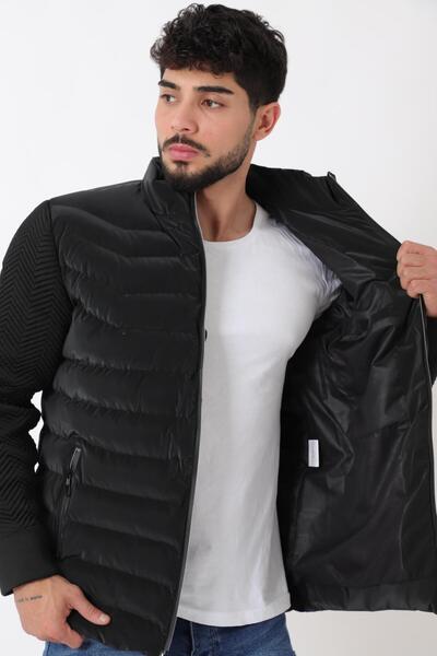 Stilkombin Nova Kol Knitwear Winter Puffer Coat Pldp 3011_50464