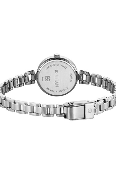 Titan Women's Analog Silver Dial Watch - 2598SM07