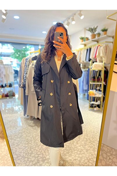 MU&ME BOUTİQUE Trench Coat Long Premium