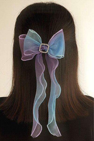 TAKIŞTIR Πόρπη με κορδέλα με λεπτομέρειες από πέτρα σε μικτά χρώματα